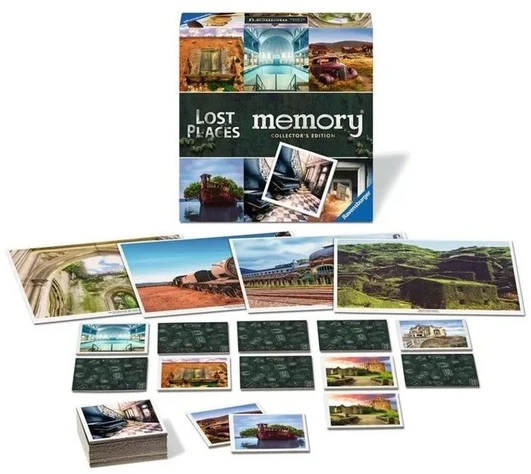 RAVENSBURGER atminties žaidimas Lost Places, (EN), 23499