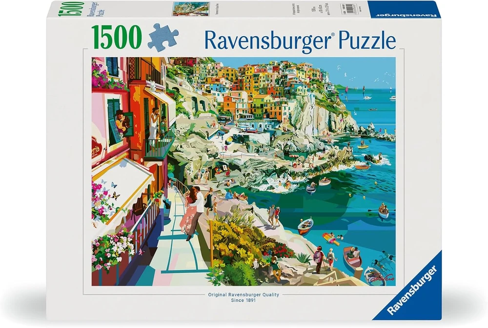 RAVENSBURGER Dėlionė dėlionė Cinque Terre, 1500 det., 12000430 1