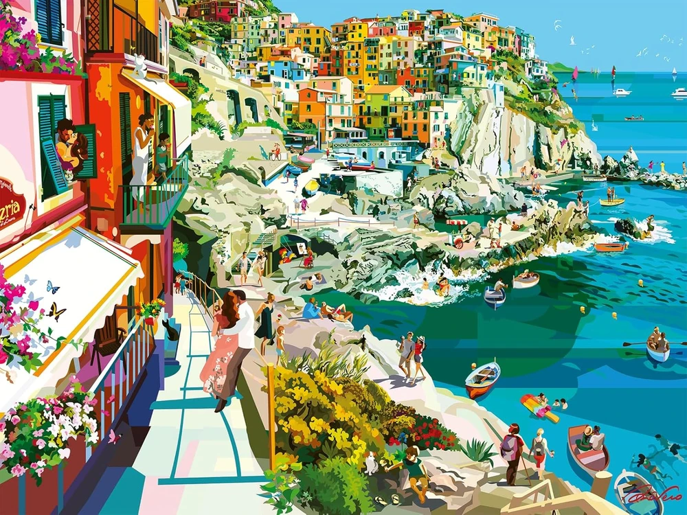 RAVENSBURGER Dėlionė dėlionė Cinque Terre, 1500 det., 12000430 1