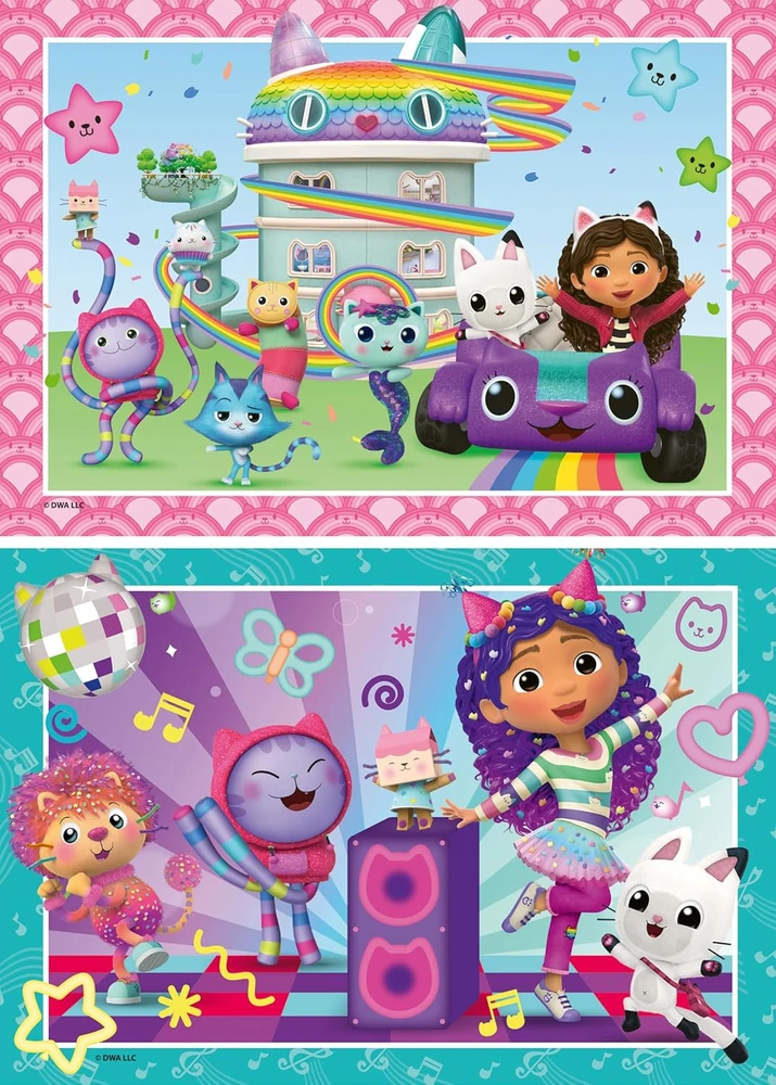 Ravensburger Dėlionė 2x24 vnt. - Gabby's Dollhouse