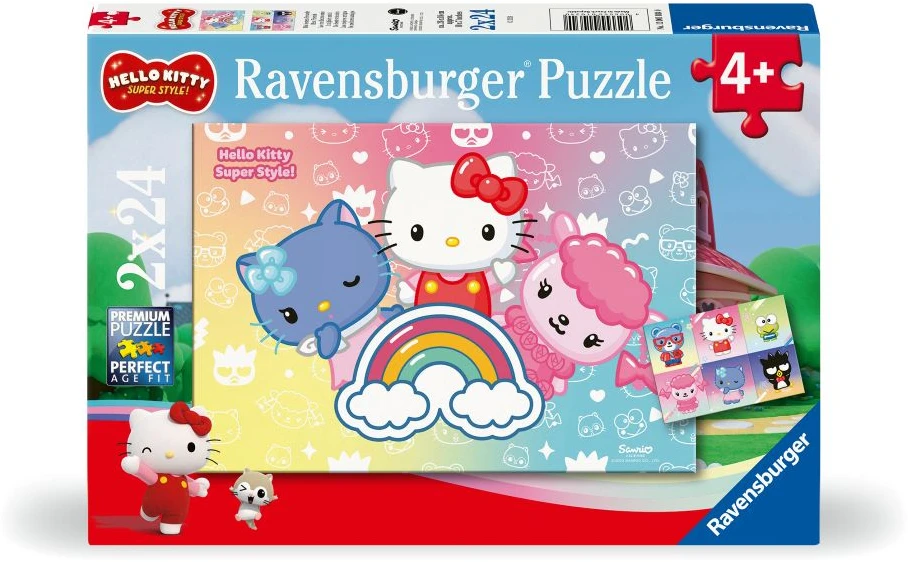 Ravensburger Dėlionė 2x24 vnt. - Hello Kitty