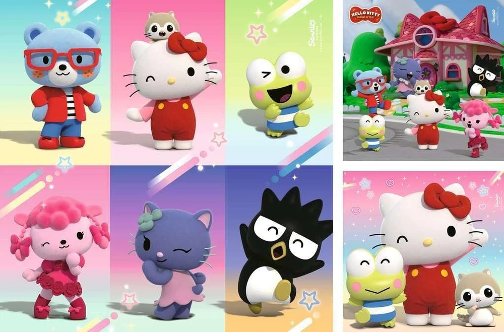 Ravensburger Dėlionė 3x49 vnt. - Hello Kitty
