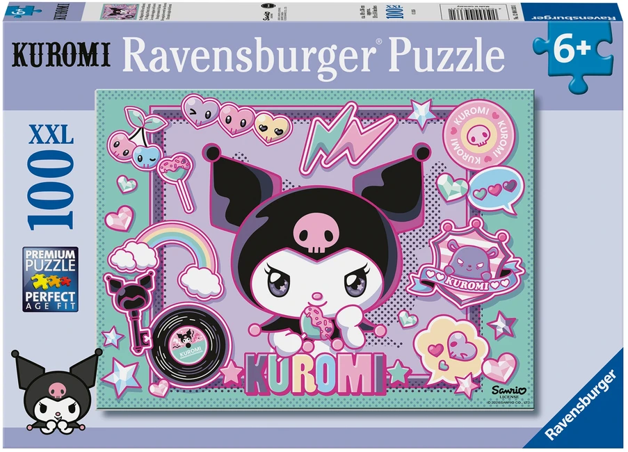 Ravensburger Dėlionė 100 vnt. - Hello Kitty: Kuromi