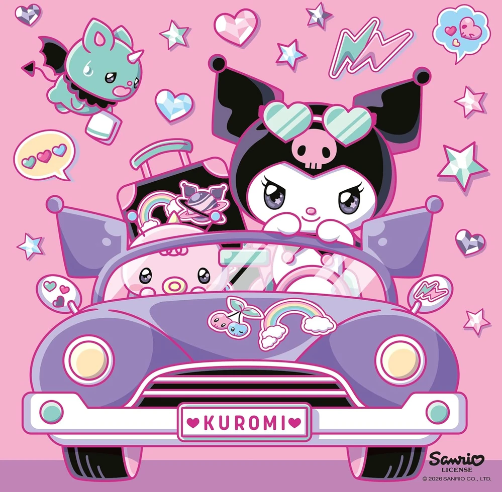 Ravensburger Dėlionė 3x49 vnt. - Hello Kitty: Kuromi gastrolės