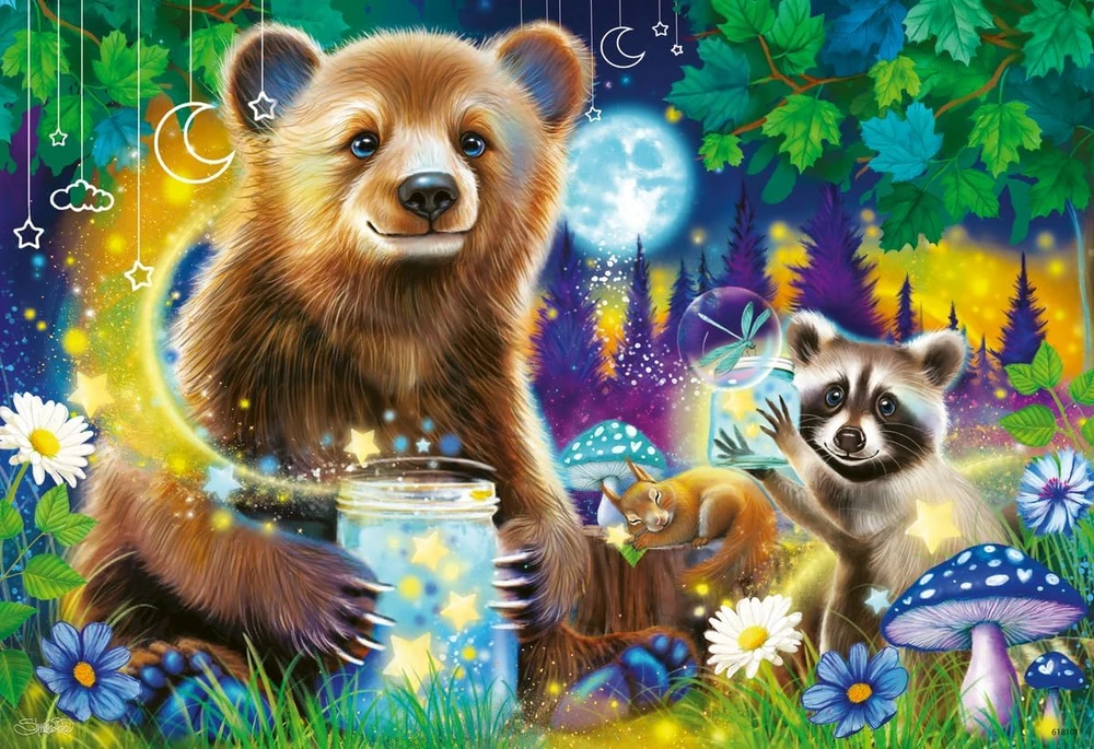 RAVENSBURGER Dėlionė dėlionė Mieli miško draugai, 2x24 det., 12004160 3