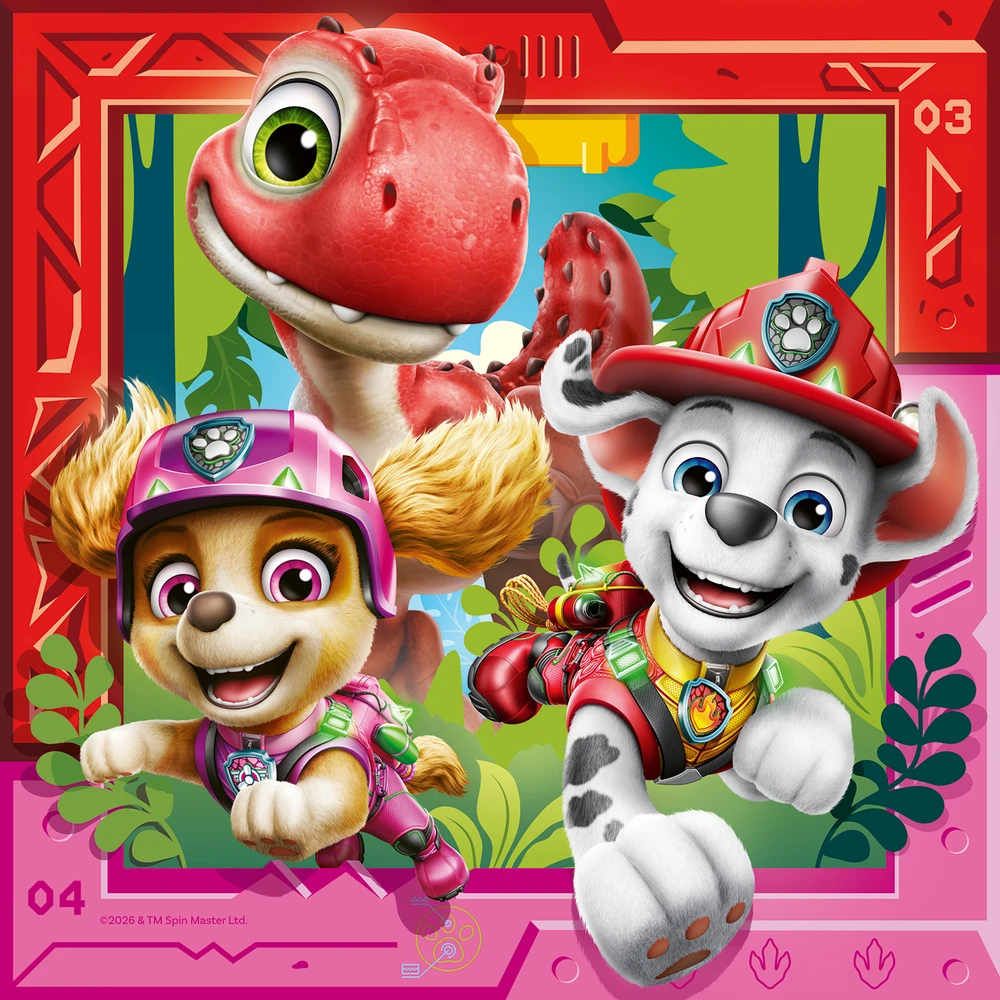 RAVENSBURGER Dėlionė dėlionė Paw Patrol, 3x49 det., 12004368 3