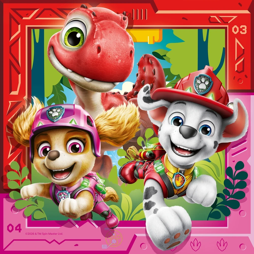 Ravensburger Dėlionė 3x49 vnt. - Šunyčiai patruliai