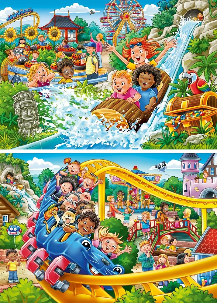 Ravensburger Dėlionė 2x24 vnt. - Pramogų parkas