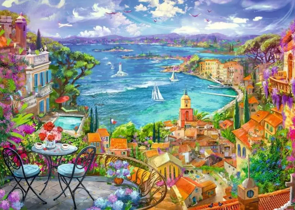 RAVENSBURGER Dėlionė dėlionė Sen Tropezas, 1000 det., 12001824 7