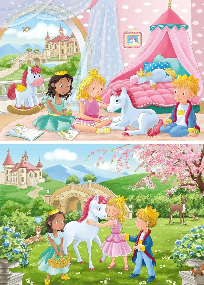 Ravensburger Dėlionė 2x12 vnt. - Magiška draugystė