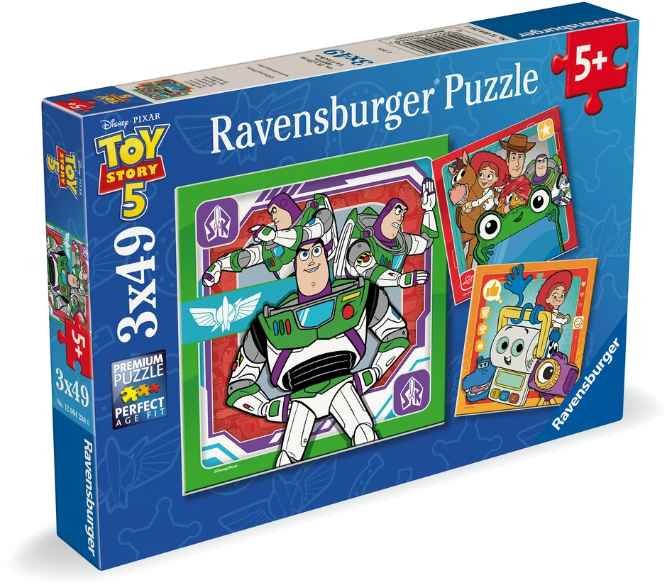 RAVENSBURGER Dėlionė dėlionė Toy Story 5, 3x49 det., 12004284 6