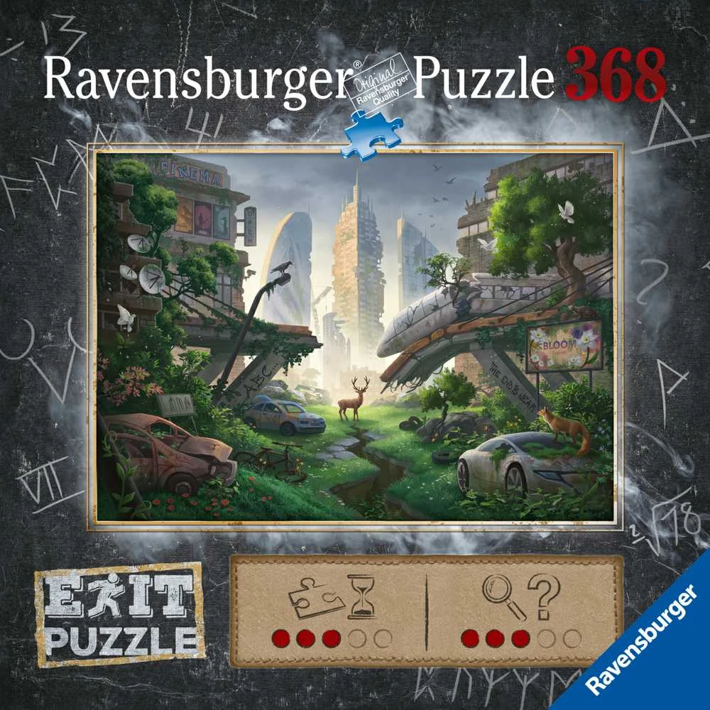 Ravensburger EXIT Dėlionė 368 vnt. - Apleistas miestas