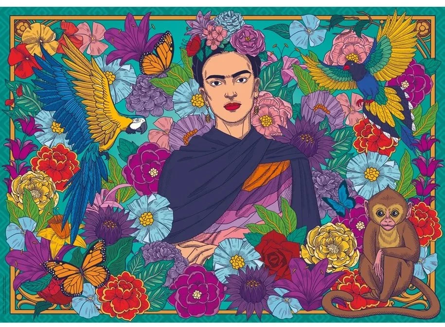 RAVENSBURGER dėlionė Frida Kahlo, 1000 det., 12001475