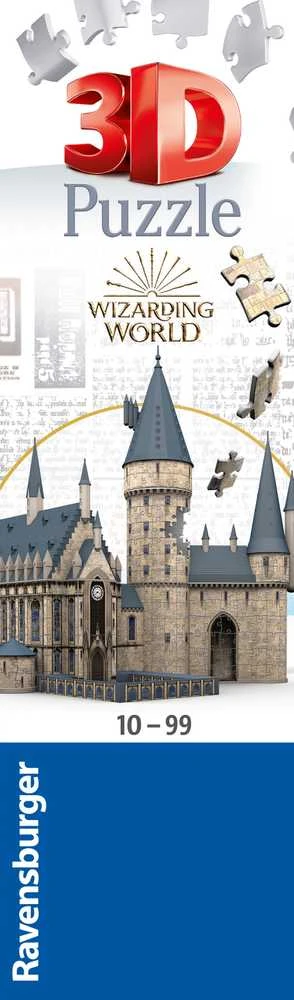 Ravensburger "3D" Dėlionė 540 vnt. - Haris Poteris: Hogvartso pilis
