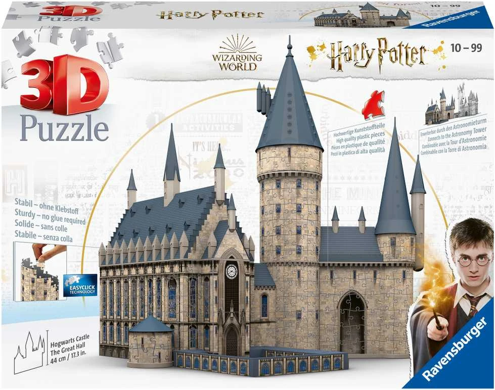 Ravensburger "3D" Dėlionė 540 vnt. - Haris Poteris: Hogvartso pilis