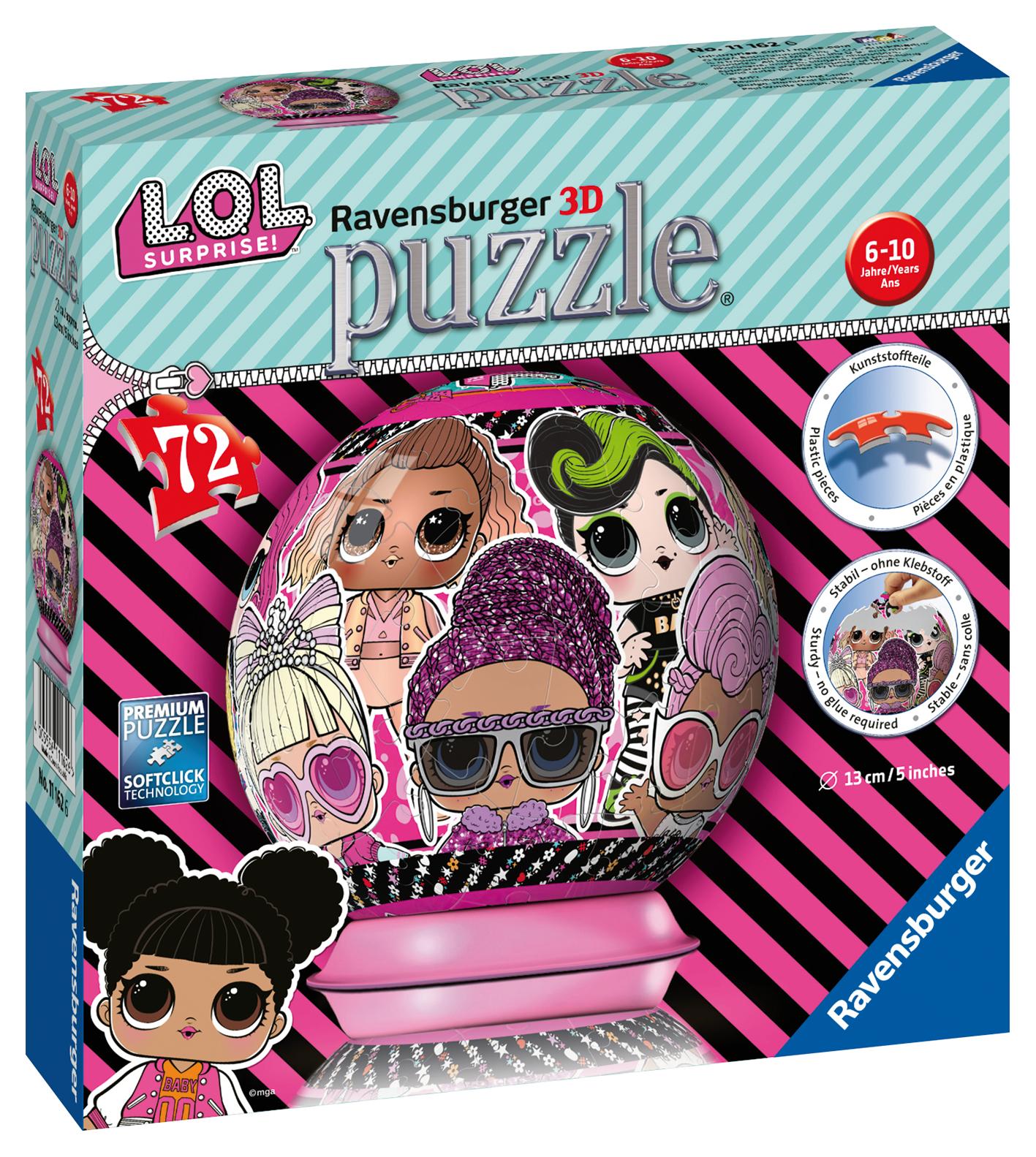 L.O.L Surprise RAVENSBURGER dėlionė LOL staigmena!, 72d., 11162