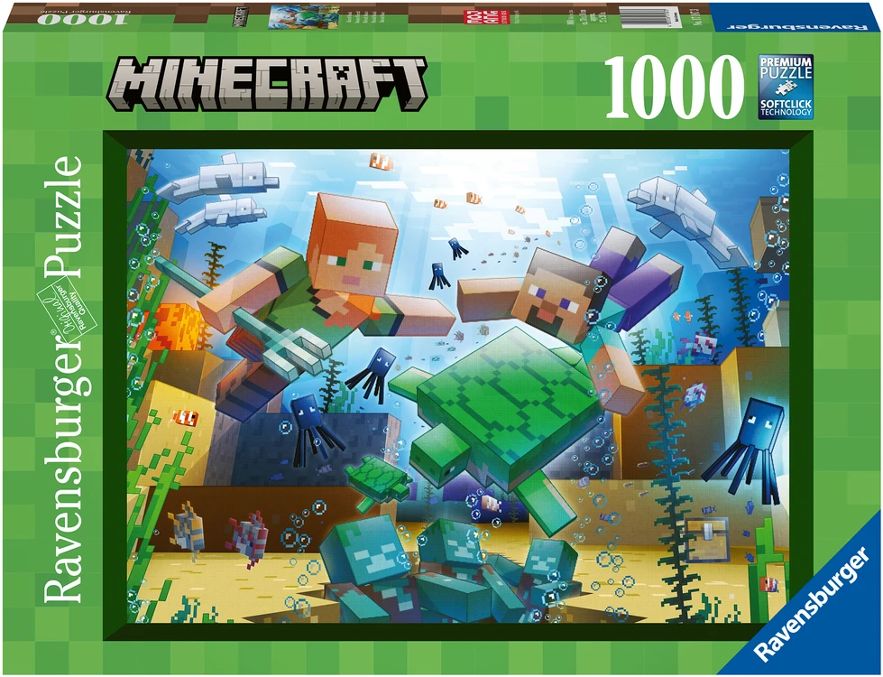 Ravensburger Dėlionė 1000 vnt. - Minecraft