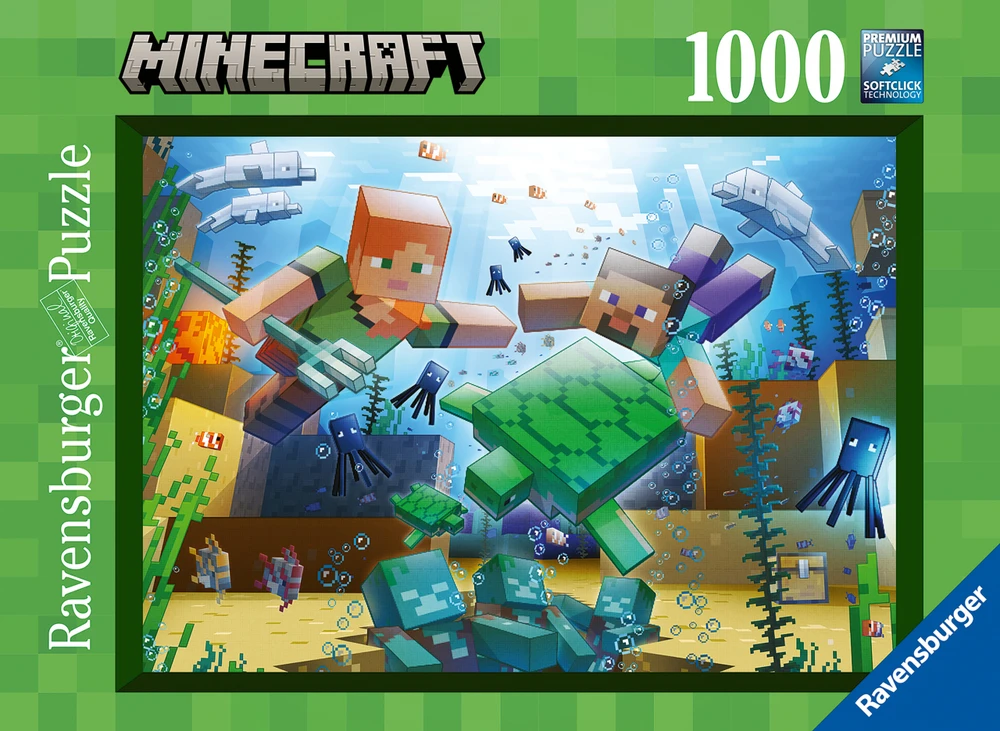 Ravensburger Dėlionė 1000 vnt. - Minecraft