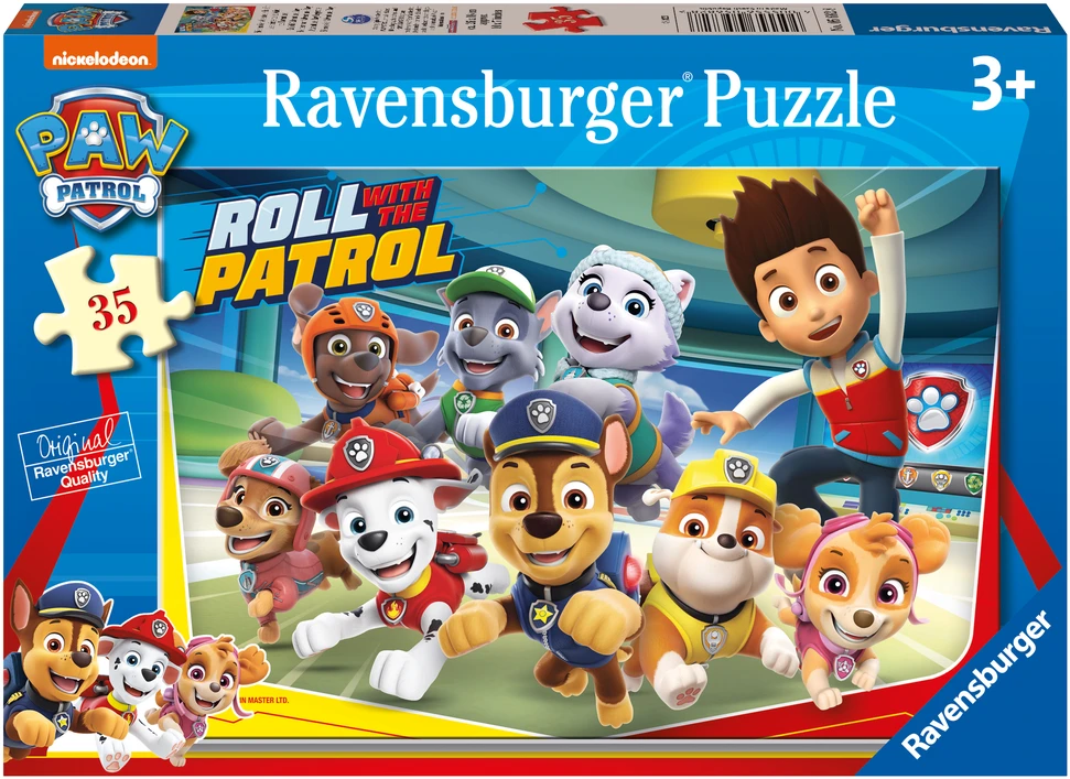 Ravensburger Dėlionė 35 vnt. - Šunyčiai patruliai (PAW Patrol)