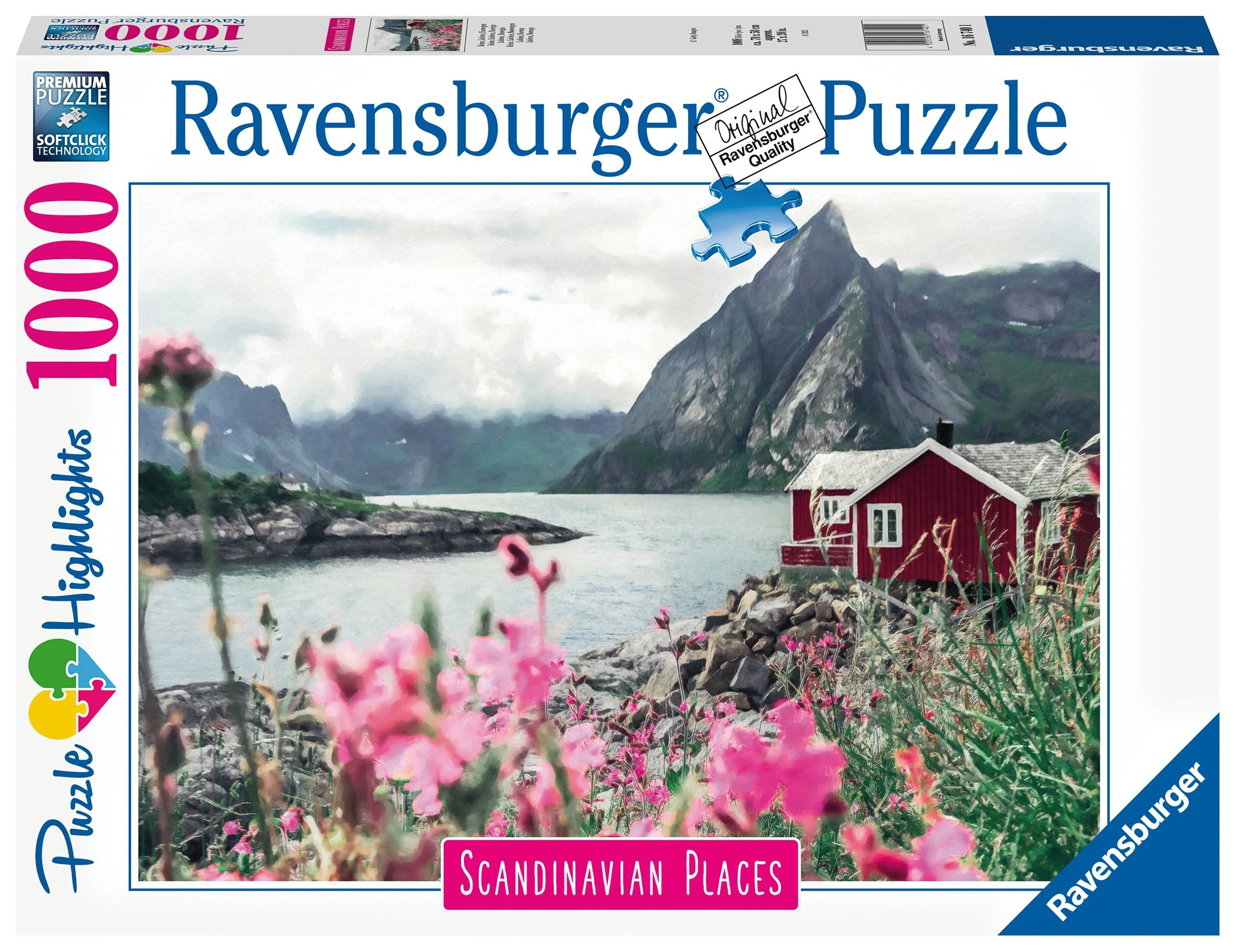 RAVENSBURGER dėlionė Reine Lofoten, Norvegija, 1000d., 16740