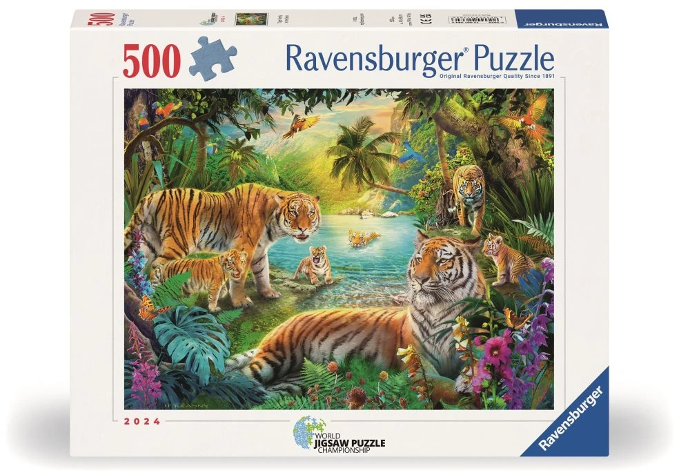 RAVENSBURGER dėlionė Tigras, 500 det., 12001384