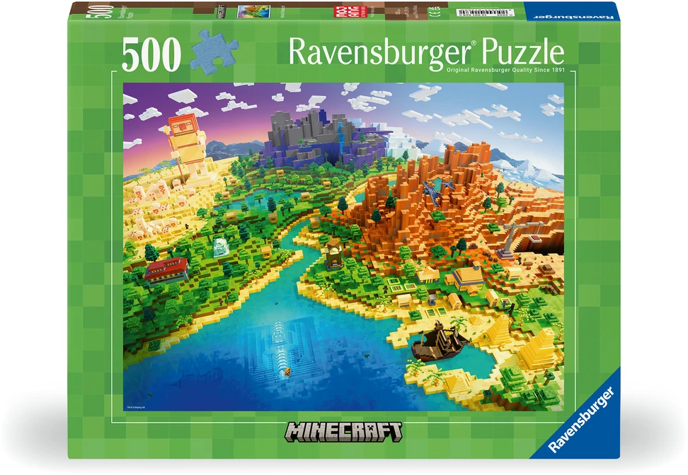 Ravensburger Dėlionė 500 vnt. - „Minecraft“