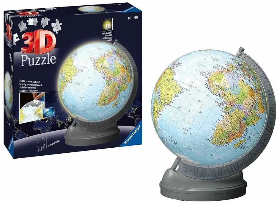 Ravensburger 3D Dėlionė 548 vnt. - Šviečiantis gaublys