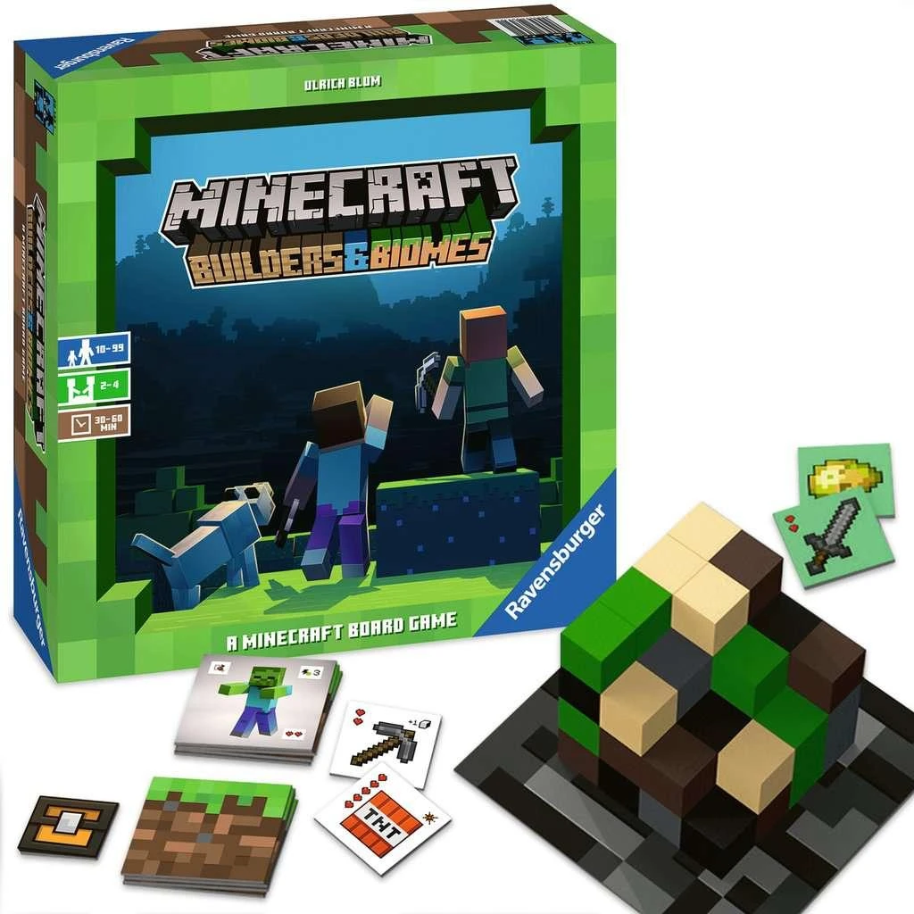 RAVENSBURGER stalo žaidimas Minecraft Builders & Biomes (LT, LV, EE), 27088