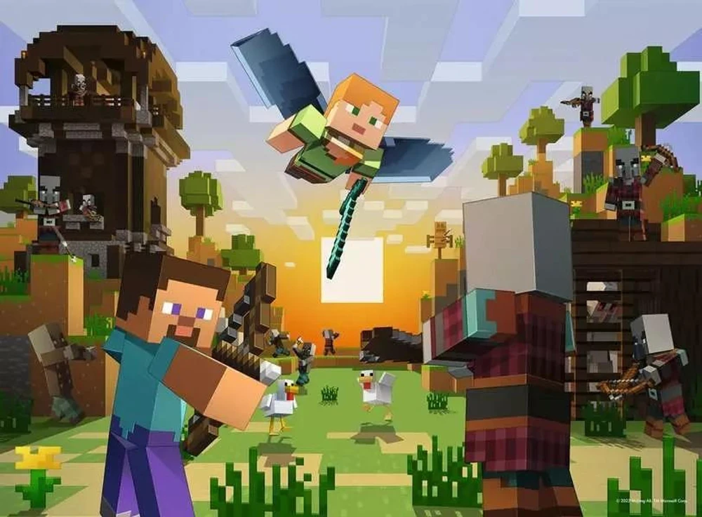 Ravensburger Dėlionė 150 vnt. - Minecraft