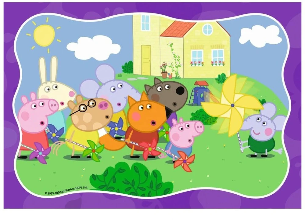 RAVENSBURGER vaikiška dėlionė Peppa Pig, 2x24 det., 12004184
