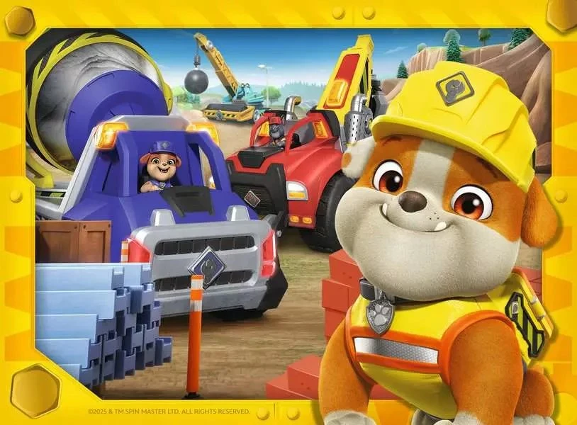 RAVENSBURGER vaikiška dėlionė Rubble & Crew, 12/16/20/24 det., 12004188