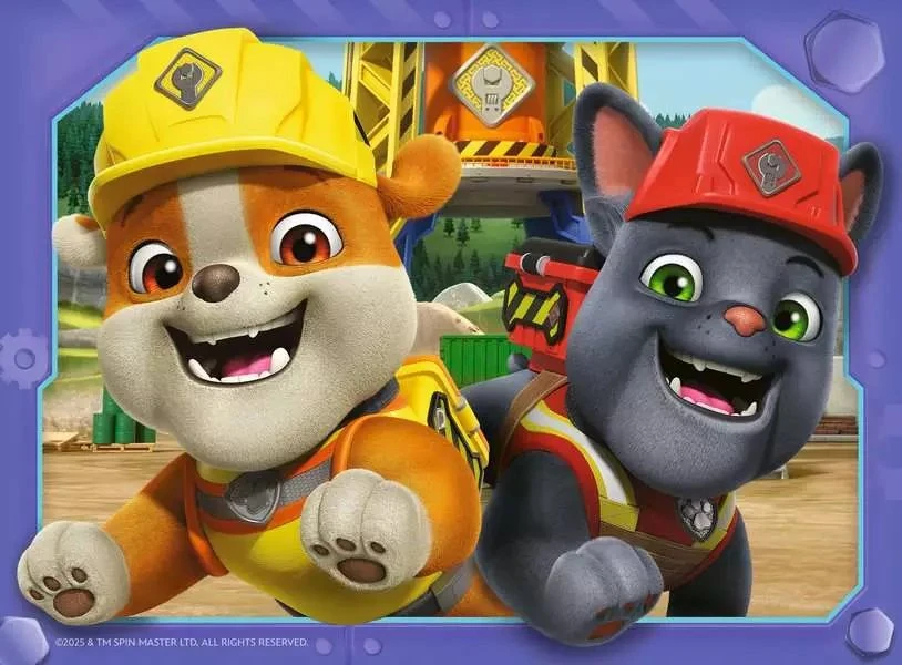 RAVENSBURGER vaikiška dėlionė Rubble & Crew, 12/16/20/24 det., 12004188