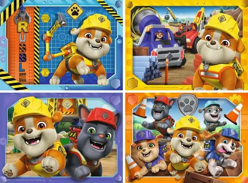 RAVENSBURGER vaikiška dėlionė Rubble & Crew, 12/16/20/24 det., 12004188