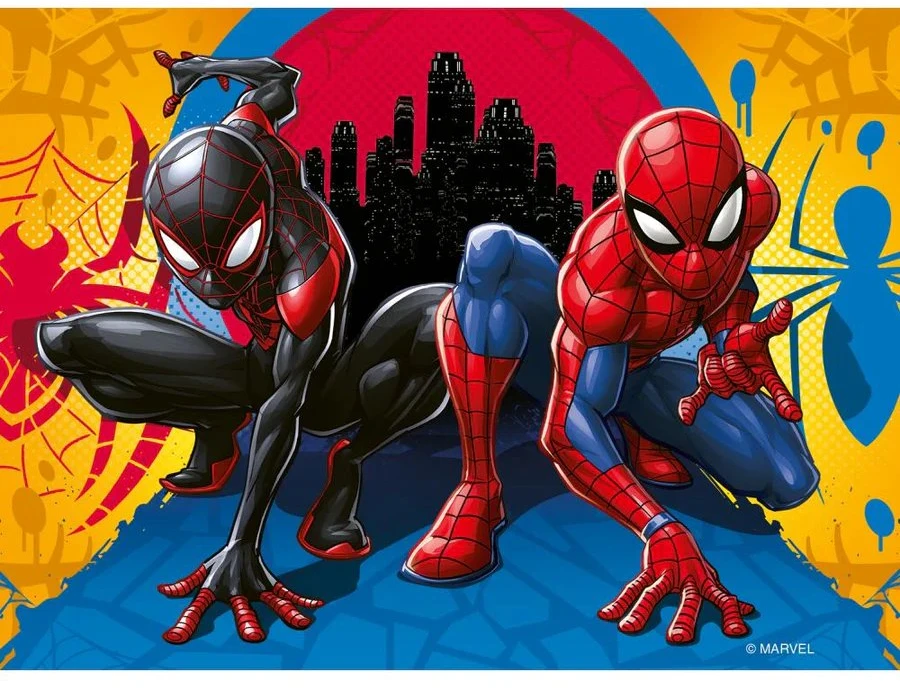 RAVENSBURGER vaikiška dėlionė Spider-Man, 12/16/20/24 det., 12004201