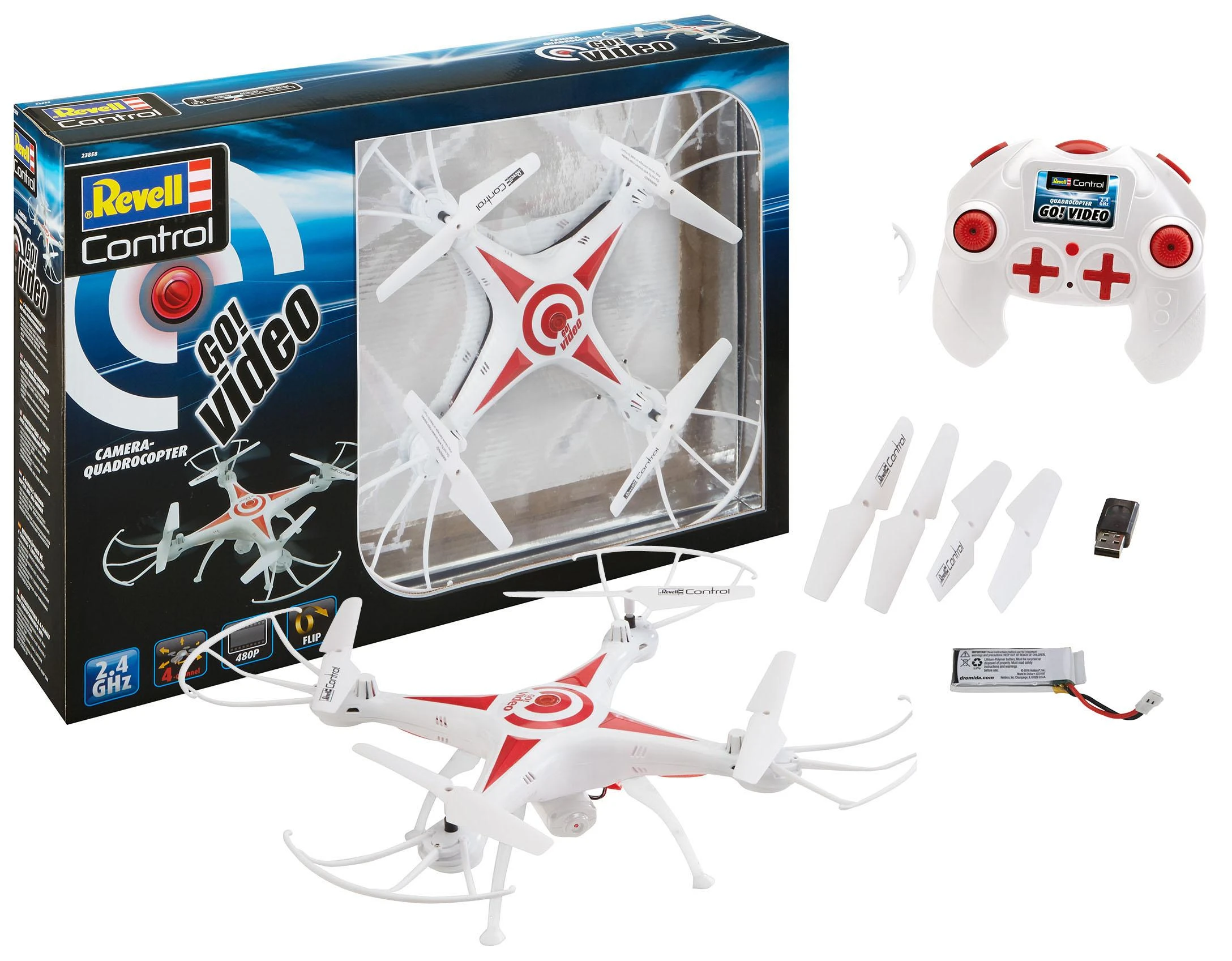 REVELL RC dronas GO! Vaizdo įrašas, 23858