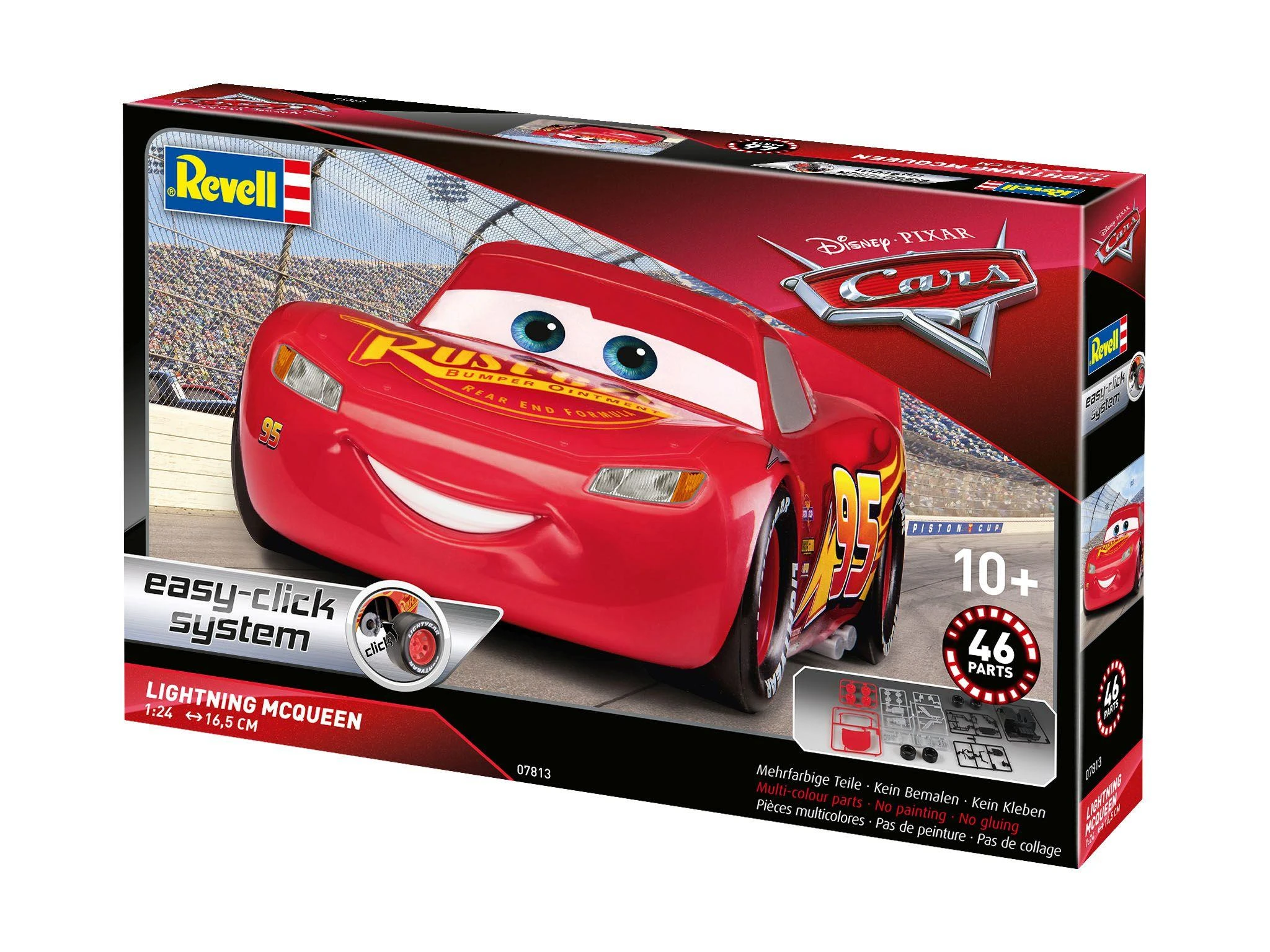 REVELL Rinkinys Cars 3 McQueen su šviesomis, 07813
