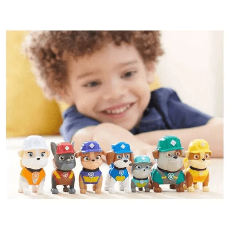 Žaislinių figurėlių rinkinys Spin Master PAW Patrol Rubble&Crew, 7 vnt.