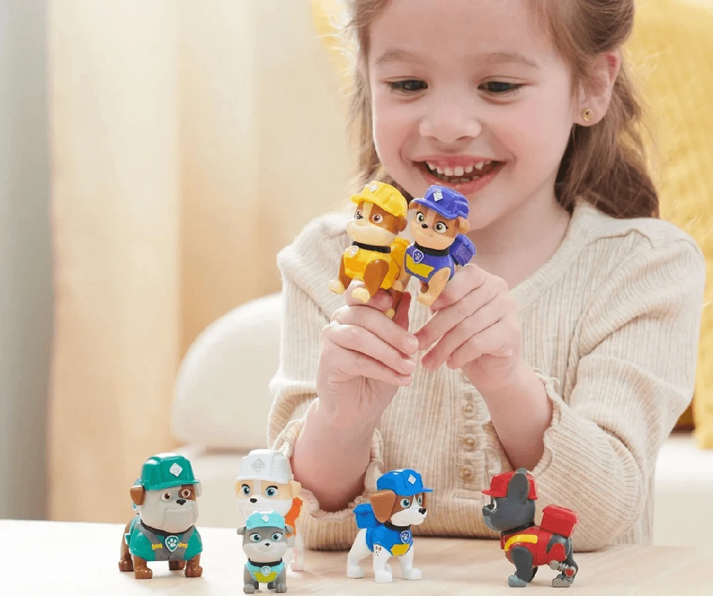 Žaislinių figurėlių rinkinys Spin Master PAW Patrol Rubble&Crew, 7 vnt.