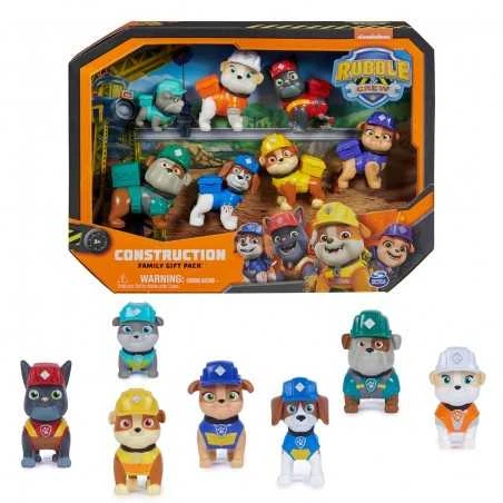 Žaislinių figurėlių rinkinys Spin Master PAW Patrol Rubble&Crew, 7 vnt.