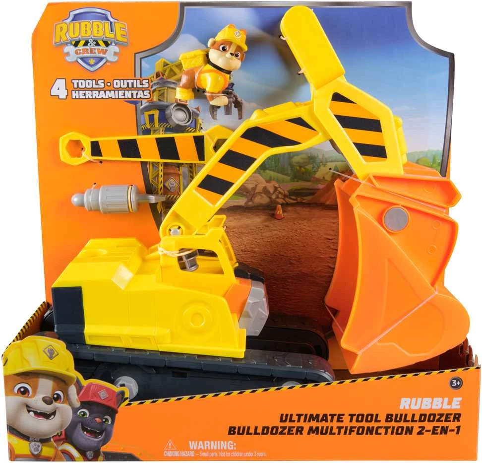 Spin Master Rubble And Crew RUBBLE & CREW statybinė transporto priemonė Ultimate Tool Buldozer, 6073297