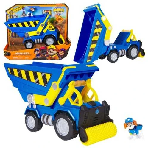 RUBBLE & CREW statybinė transporto priemonė Wheeler‘s Bark Yard Deluxe Dump Truck, 6070126