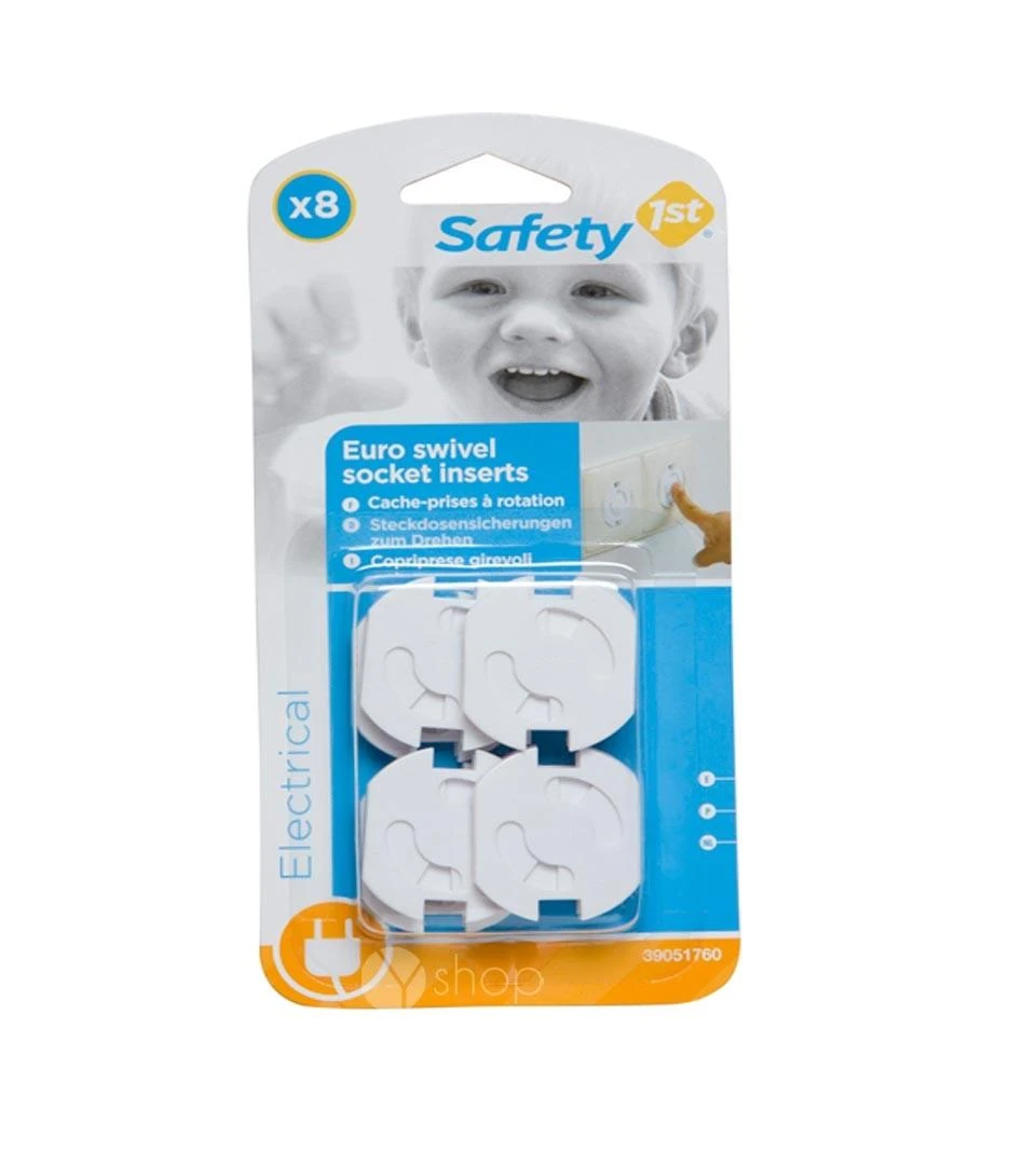 Safety 1st kištukai pasukami elektros lizdo, 8vnt., 39051760
