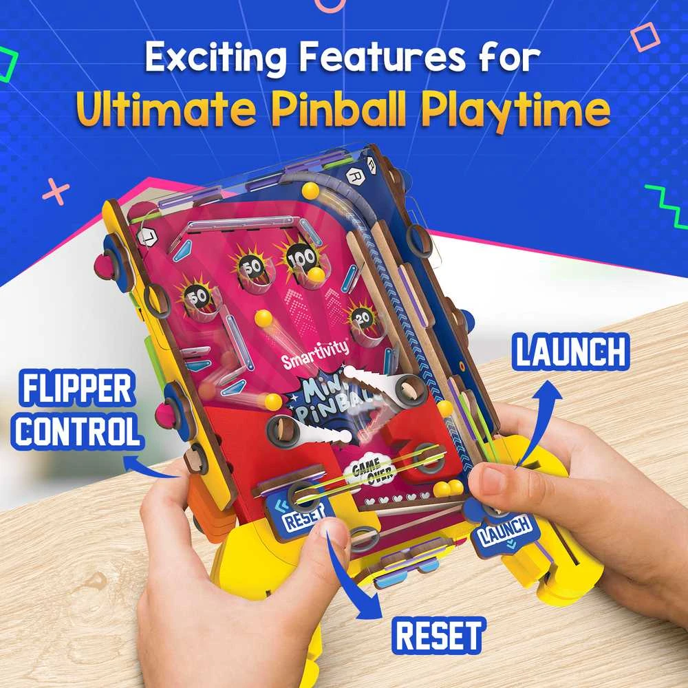 SMARTIVITY konstruktorius - žaidimas Mini Pinball, SMRT1295