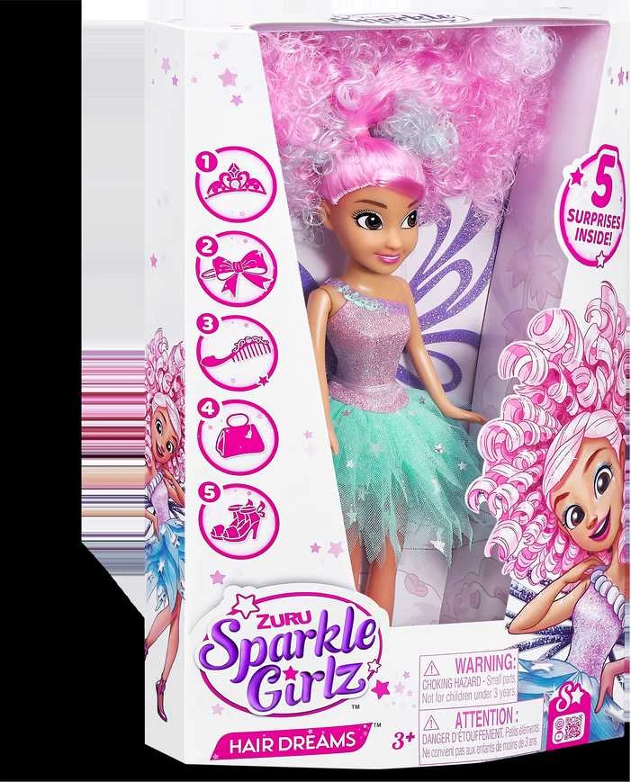 SPARKLE GIRLZ 27cm lėlė Hair Dreams, asort., 100313