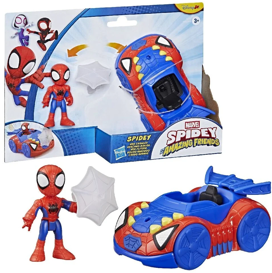 SPIDER-MAN SPIDEY AND HIS AMAZING FRIENDS Transporto priemonė, 7,6 cm