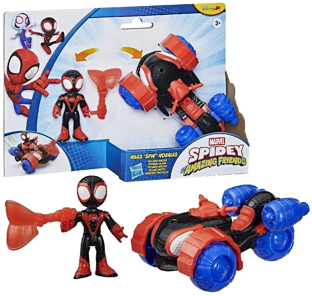 SPIDER-MAN SPIDEY AND HIS AMAZING FRIENDS Transporto priemonė, 7,6 cm