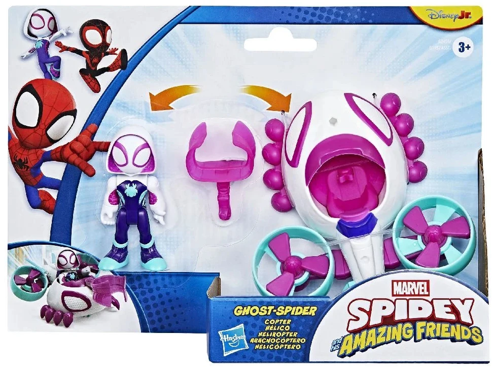 SPIDER-MAN SPIDEY AND HIS AMAZING FRIENDS Transporto priemonė, 7,6 cm