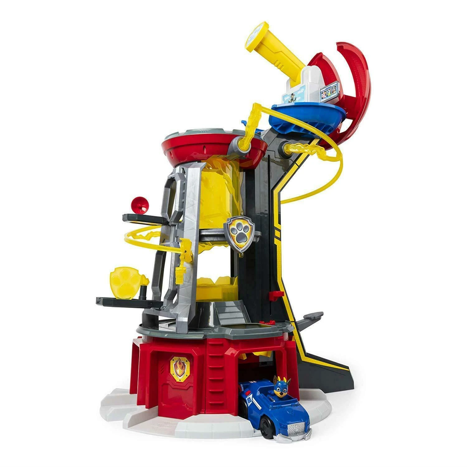 Šunyčių patrulių apžvalgos bokštas Spin Master PAW PATROL + transporto priemonė su Čeiso figūrėle