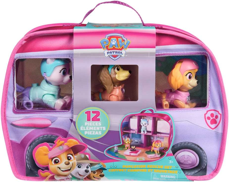 Figūrėlių rinkinys Spin Master PAW PATROL: Skyes World Rescue Camper (6074035)