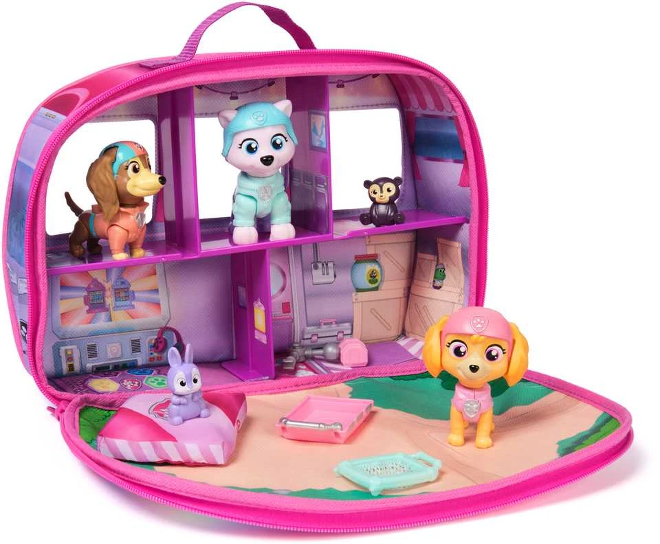 Figūrėlių rinkinys Spin Master PAW PATROL: Skyes World Rescue Camper (6074035)
